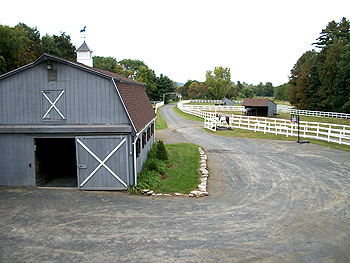 Barn and fields Western Connection